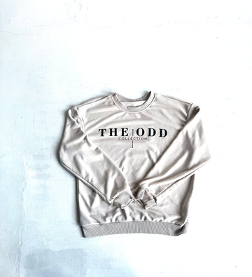 Tan ODD COLLECTION Crewneck Sweatshirt Unisex