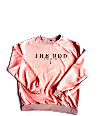 Pink ODD COLLECTION Crewneck Sweatshirt Unisex