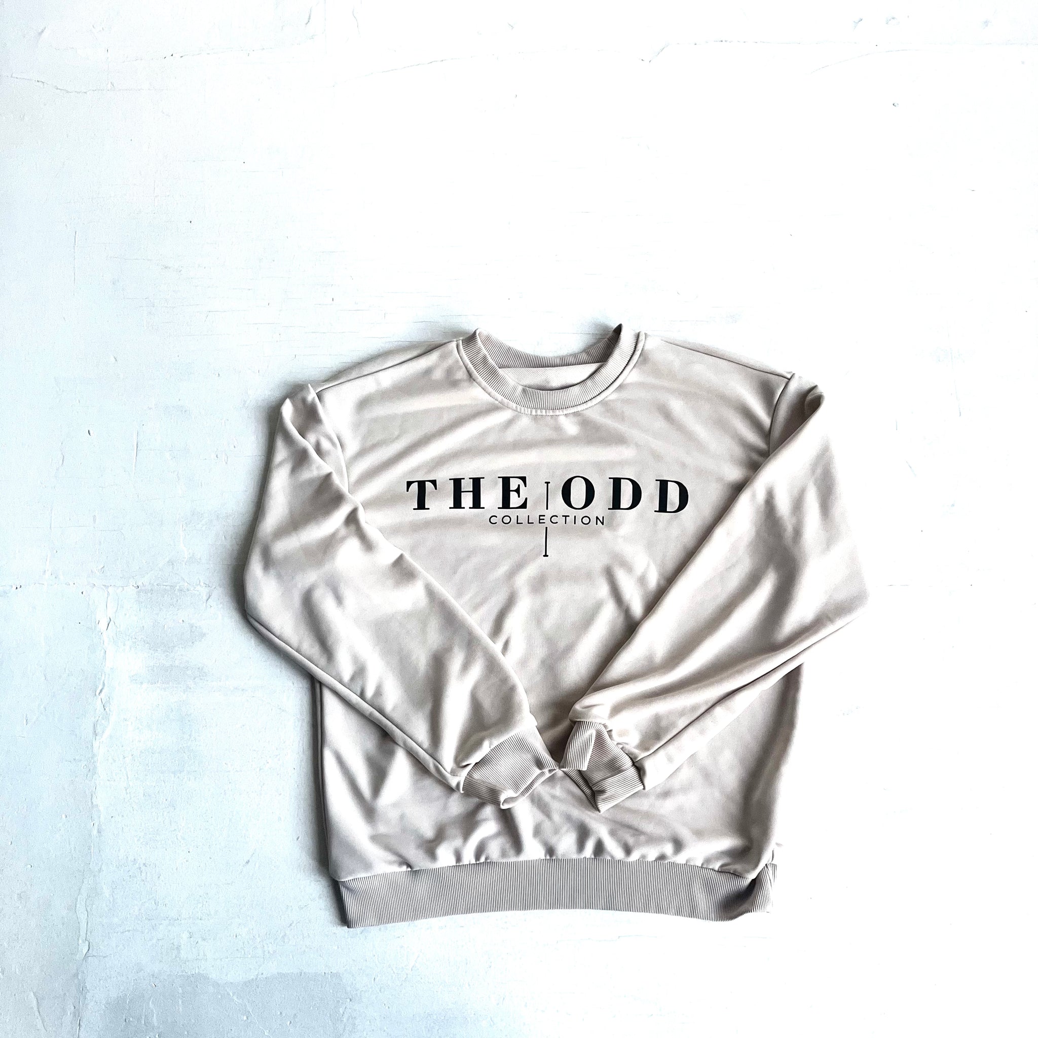 Tan ODD COLLECTION Crewneck Sweatshirt Unisex