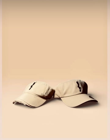 DISTRESSED ODD COLLECTION BASEBALL CAP